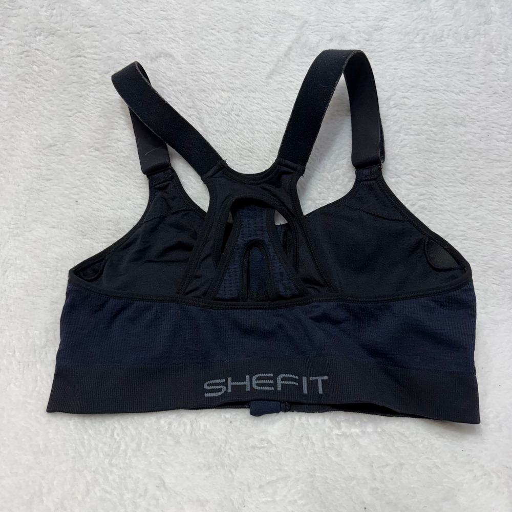 Shefit 36DD Luxe Sports Bra Black High Impact Adjustable Running Yoga Workout - Picture 2 of 5